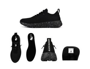 Breathable SLICK BADGER woven sneakers
