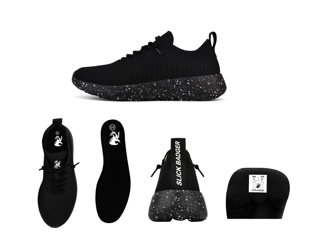 Breathable SLICK BADGER woven sneakers